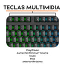 Teclado Gamer Semi Mecânico Led Rgb Abnt2 Usb Pc Ps4 Xbox