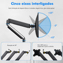 Monitor braço articulado,suporte tv,desktop Full Motion Monitor Holder Mount, br