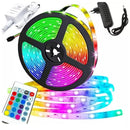 Fita Led Colorida Prova dágua Rgb Luz Led Com Fonte E Controle