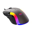 Mouse Gamer Havit MS959S 8000 DPI 8 Botões RGB Ocre