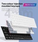 Teclado mecânico para jogos E-YOOSO A68 RGB Mini Slim Ultrafino com fio USB