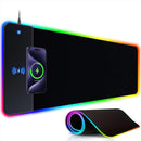 Mousepad Gamer RGB com Carregador Sem Fio 15W