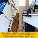Organizador de cabos e fios guia modulado