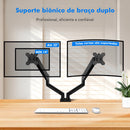 Monitor braço articulado,suporte tv,desktop Full Motion Monitor Holder Mount, br