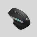 Mouse Sem Fio Wireless Bluetooth Recarregável Usb Com Led Rgb 8 Botões Pc D-m9